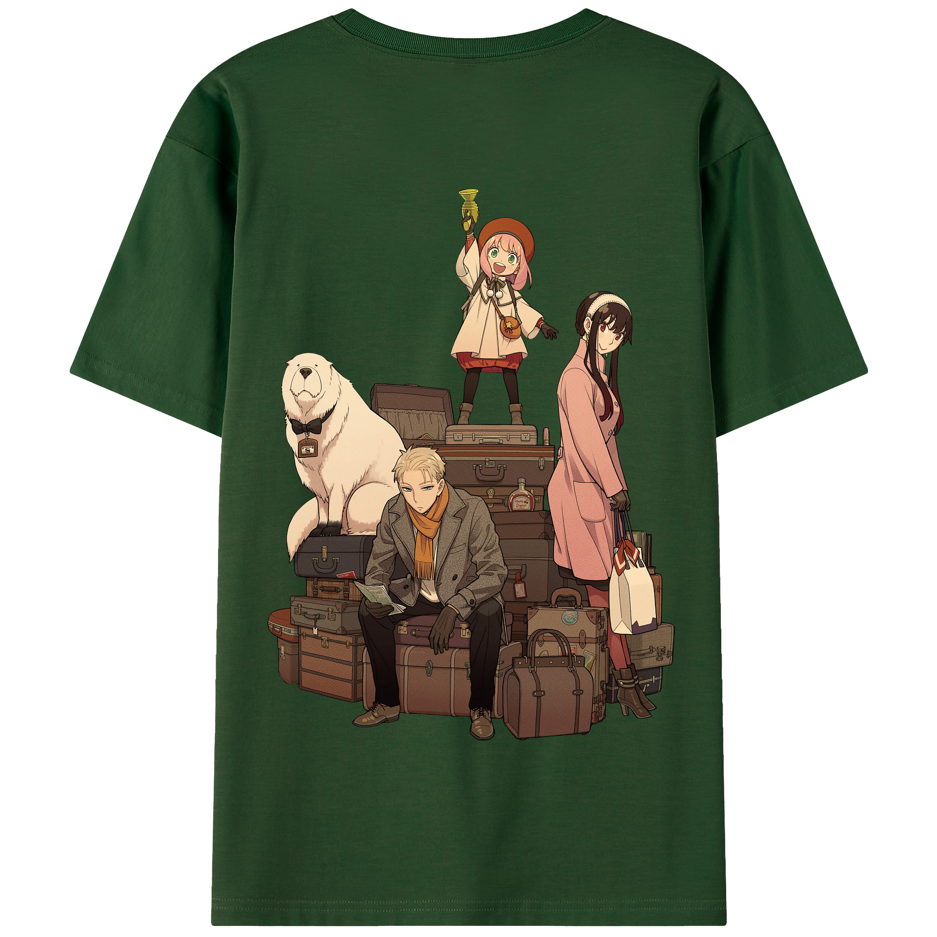 （画像用） SPY×FAMILY间谍家家酒 綿100％半袖Tシャツ（背面プリント）